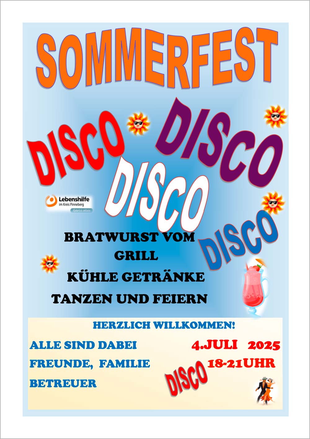 Sommerfest_Disco_2025_Beitragsbild_2 Plakat für die Sommerfest-Disco 2025